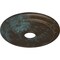 Ekena Millwork Crendon Medallion (Canopies up to 4 3/8"), 24 1/8"OD x 4 3/8"ID x 2 1/4"P, Bronze Blue Patina CM24CRBBS - alternate 3